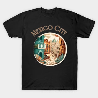 Mexico City Travel Streetscape Mexico - Travelling T-Shirt